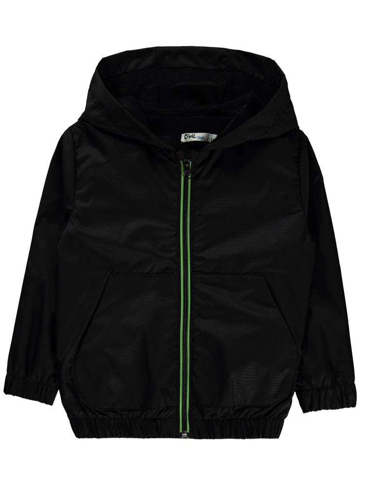 Civil Boys Basic 2-5 Yaş Yağmurluk - Siyah