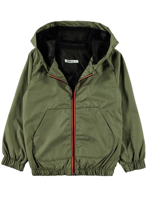 Civil Boys Basic 10-13 Yaş Yağmurluk - Haki