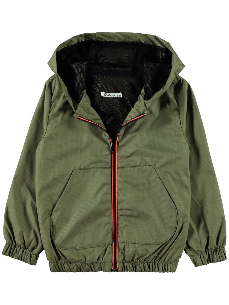 Civil Boys Basic 10-13 Yaş Yağmurluk - Haki