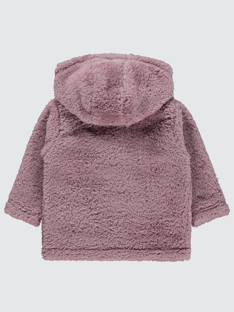 Civil Baby Kapşonlu Patlı 6-18 Ay Hırka - Pembe