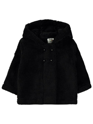 Civil Baby Kapşonlu Patlı 6-18 Ay Hırka - Siyah