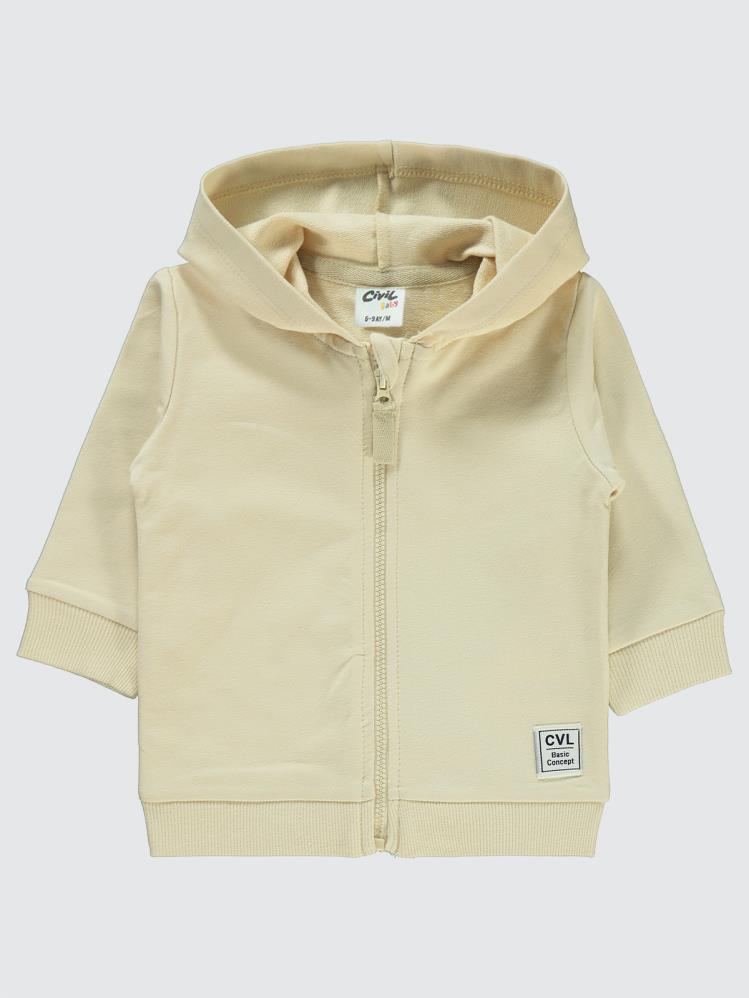 Civil Baby Civil Arma Etiketli 6-18 Ay Hırka - Bej