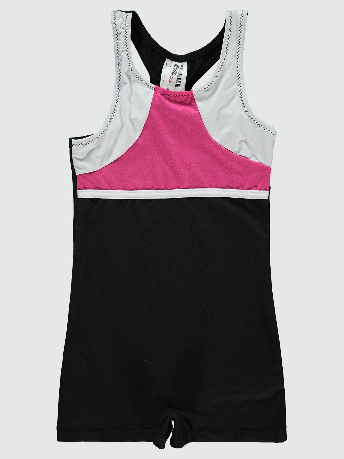 Civil Girls Yüzücü 1-13 Yaş Mayo - Siyah