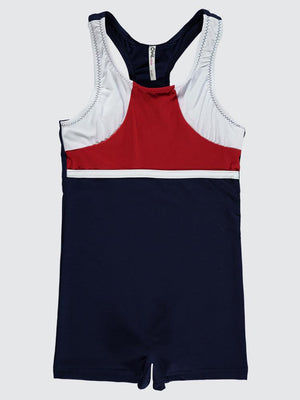 Civil Girls Yüzücü 1-13 Yaş Mayo - Kırmızı