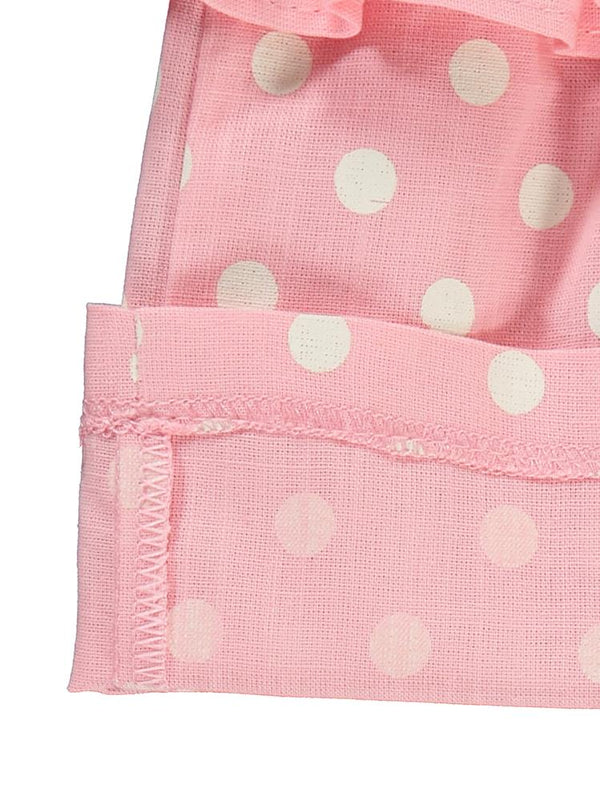 Civil Baby Puanlı Fırfırlı 6-18 Ay Takım - Pudra