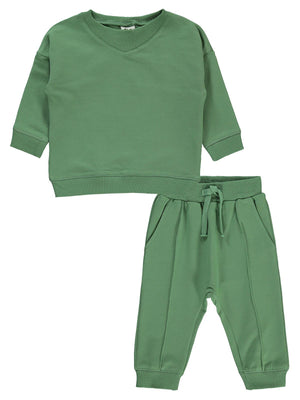 Civil Baby Basic 6-18 Ay Takım - Haki