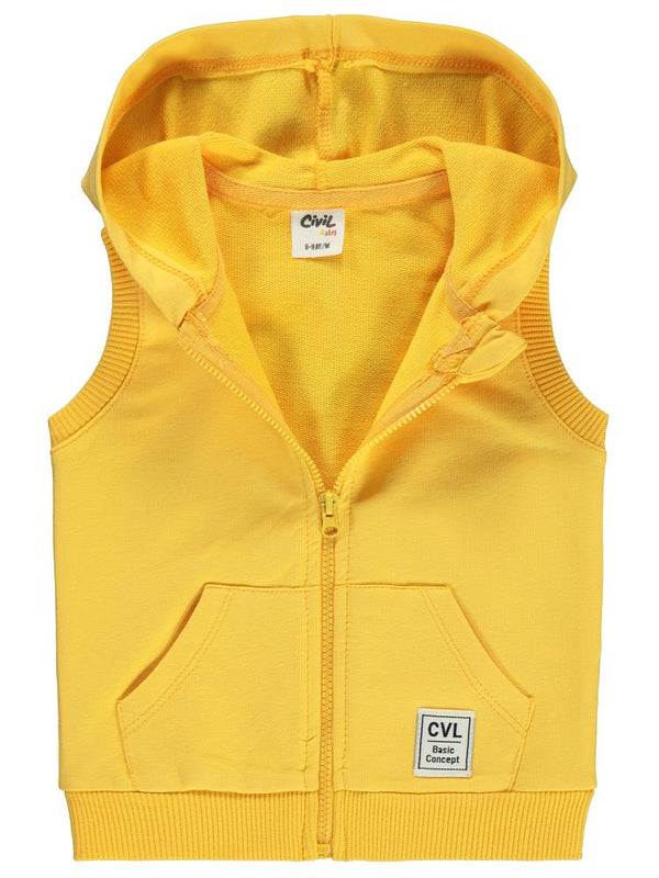 Civil Baby Civil Arma Etiketli 6-18 Ay Yelek - Sarı