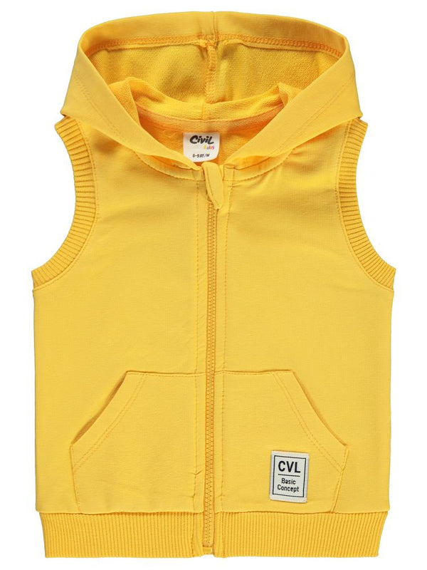 Civil Baby Civil Arma Etiketli 6-18 Ay Yelek - Sarı