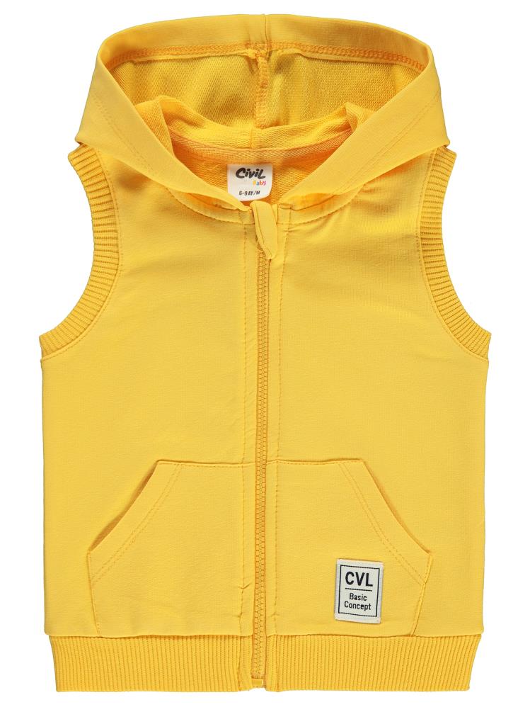 Civil Baby Civil Arma Etiketli 6-18 Ay Yelek - Sarı