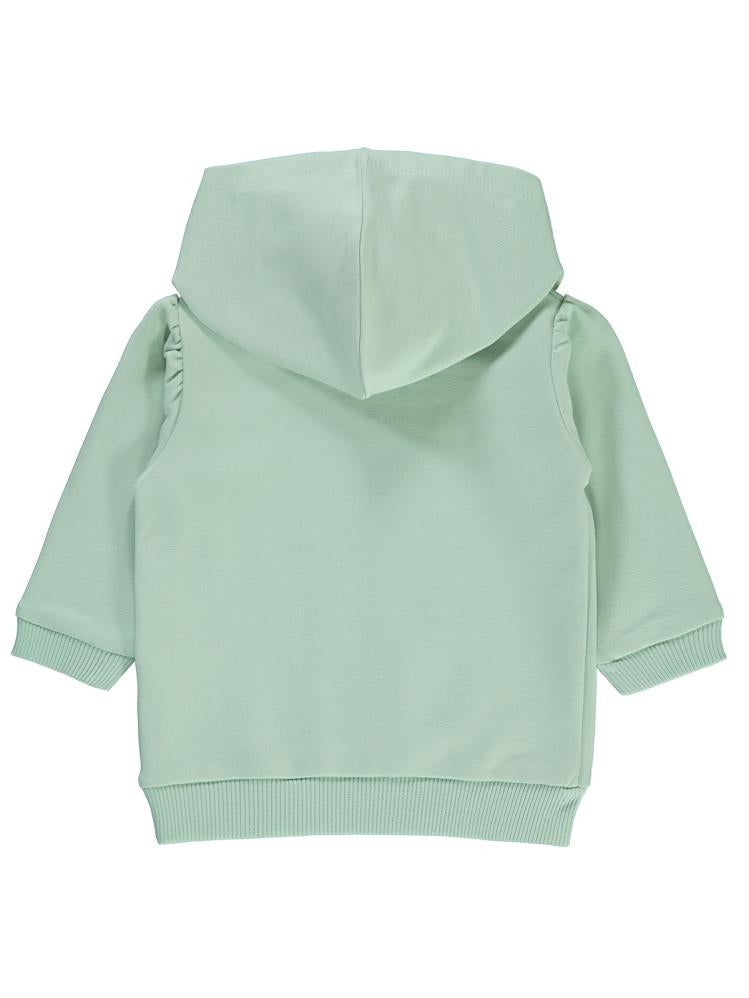 Civil Baby Basic Arma Etiketli 6-18 Ay Sweatshirt - Yeşil