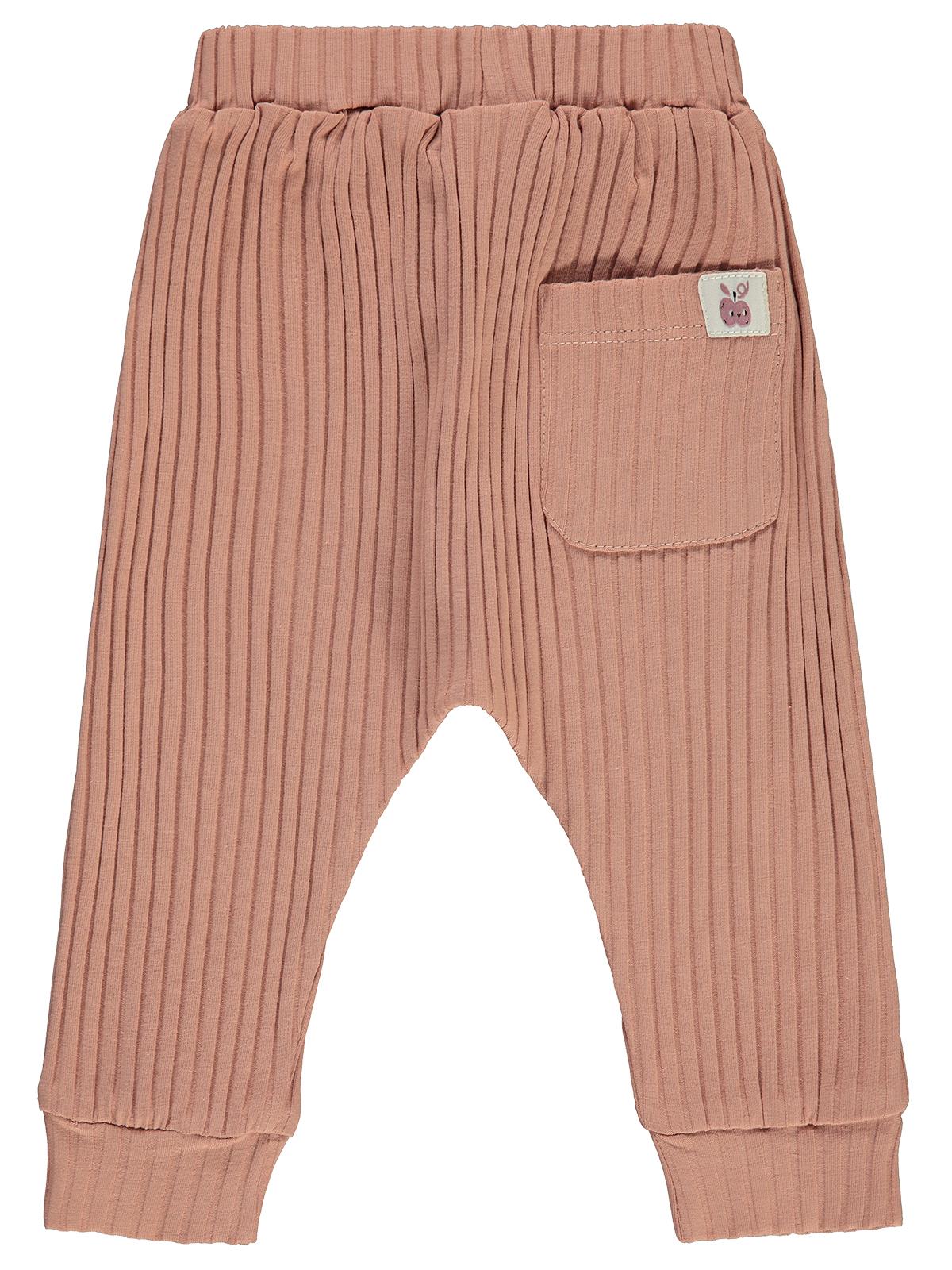 Civil Baby Süs Etiketli Düğmeli 6-18 Ay Tek Alt Bebe - Pudra