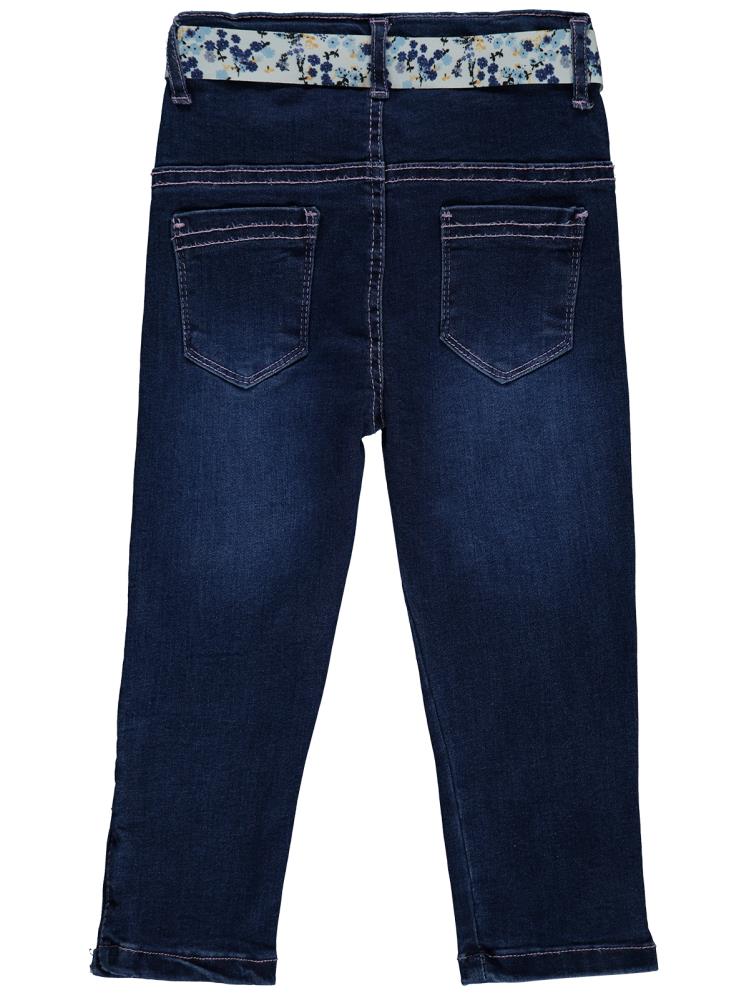 Civil Girls Paça Düğmeli 2-5 Yaş Pantolon - Lacivert