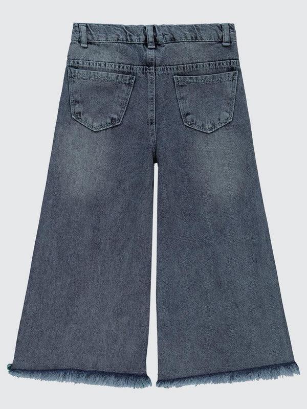 Civil Girls Pantolon Etek 6-9 Yaş Pantolon - Mavi