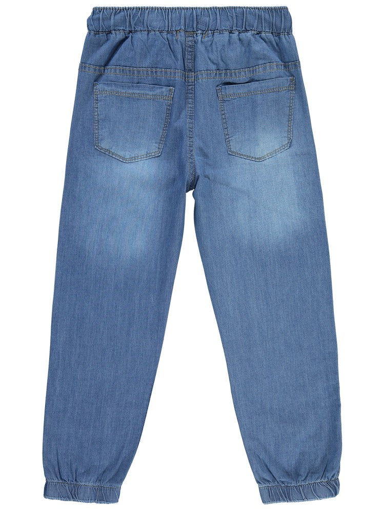 Civil Girls Paça Lastikli Jogger 10-13 Yaş Pantolon - Mavi