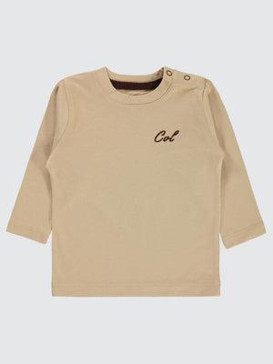 Civil Baby Cvl Nakışlı 6-18 Ay Sweatshırt - Kahverengi