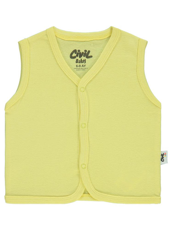 Civil Baby Basic 6-18 Ay Yelek - Sarı