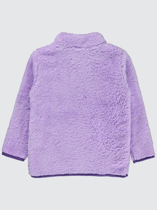 Civil Girls Yaka Fermuar Detaylı 2-5 Yaş Sweatshirt - Lila