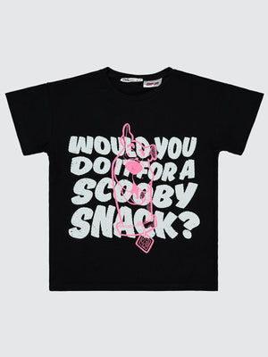 Scooby Doo 6-9 Yaş Tişört - Siyah