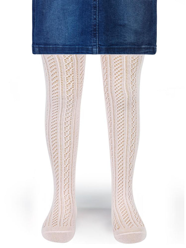 Civil Girls Fileli 3-11 Yaş Külotlu Çorap - Pembe