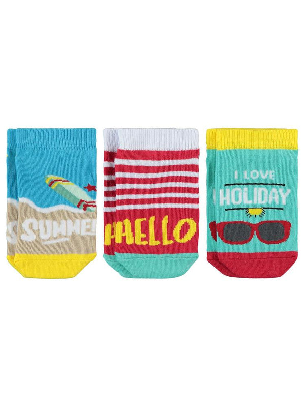 Civil Boys Hello Desen 3-11 Yaş Patik Çorap