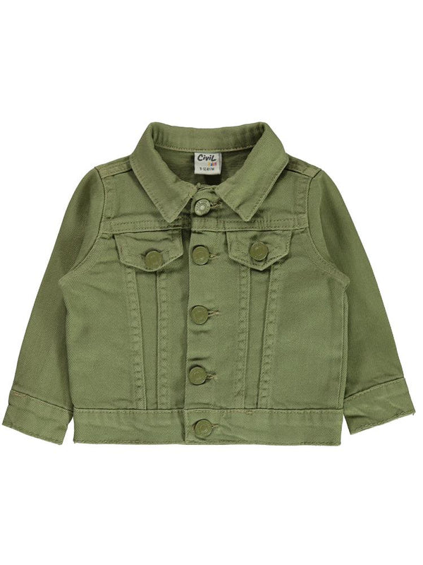Civil Baby Basic 9-18 Ay Ceket - Haki