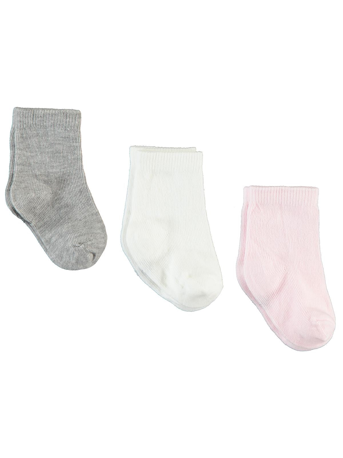 Civil Baby Düz Renkli 3 Lü Set 6-18 Ay Çorap Set