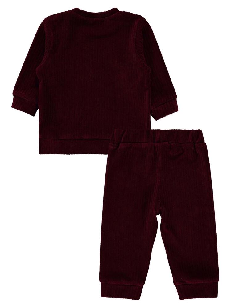 Civil Baby Basic 6-18 Ay Takım - Bordo