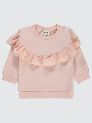 Civil Baby Fistolu 6-18 Ay Sweatshirt - Pudra