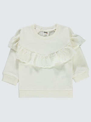 Civil Baby Fistolu 6-18 Ay Sweatshirt - Ekru