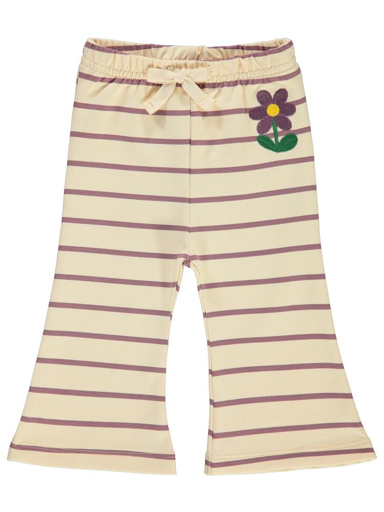 Civil Baby Çizgili 6-18 Ay Tayt - Lila