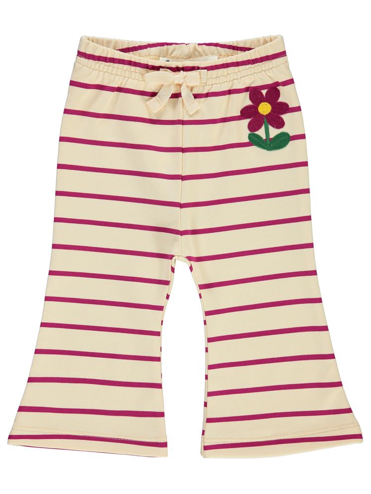 Civil Baby Çizgili 6-18 Ay Tayt - Lila