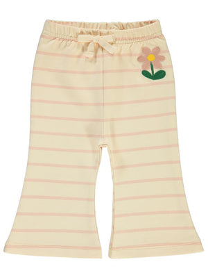 Civil Baby Çizgili 6-18 Ay Tayt - Pudra