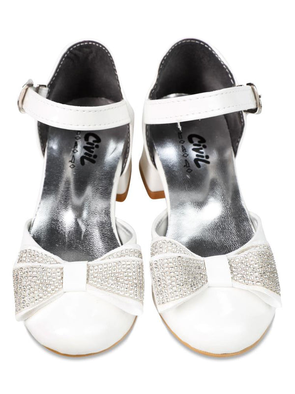 Civil Girls 26-30 Numara Babet Ayakkabı - Beyaz