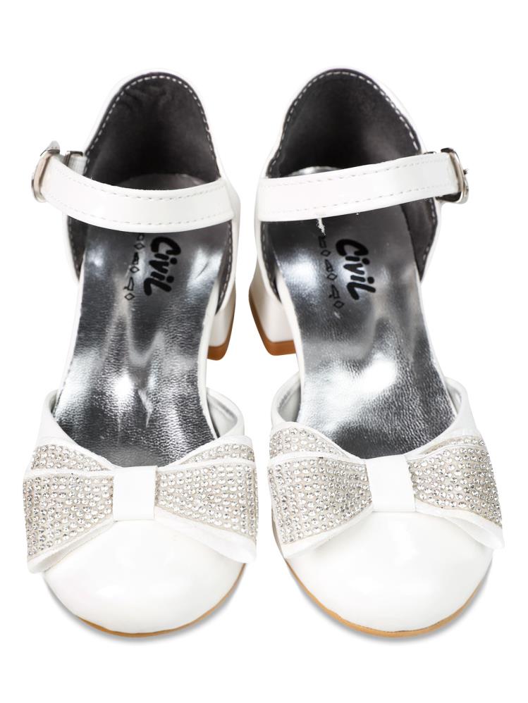 Civil Girls Kız Çocuk Babet 33-37 Numara - Beyaz