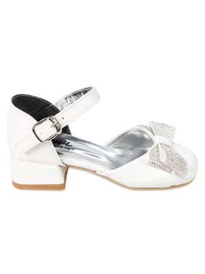 Civil Girls 26-30 Numara Babet Ayakkabı - Beyaz