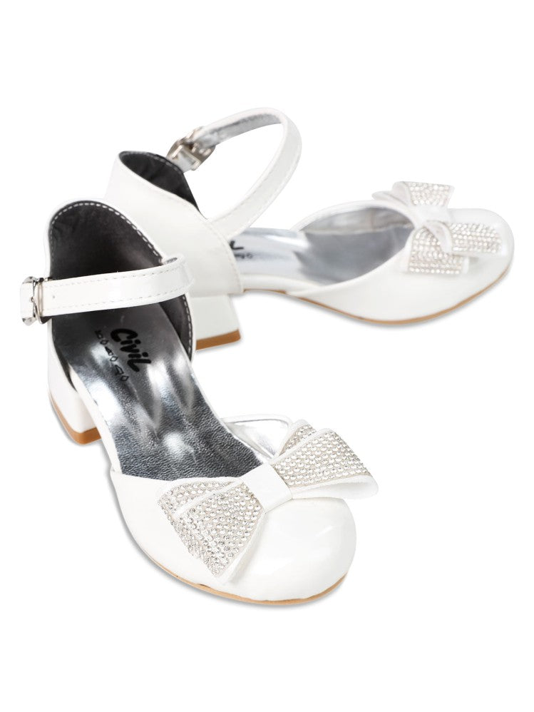 Civil Girls 26-30 Numara Babet Ayakkabı - Beyaz