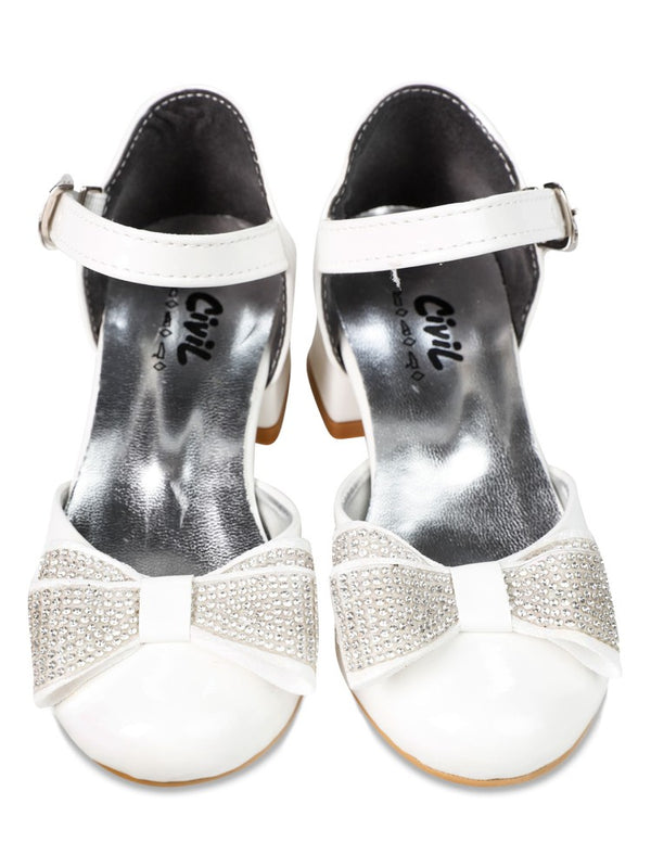 Civil Girls 26-30 Numara Babet Ayakkabı - Beyaz