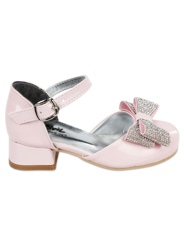 Civil Girls 26-30 Numara Babet Ayakkabı - Pudra