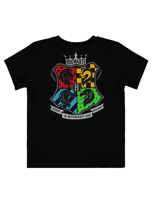 Harry Potter Baskılı 2-5 Yaş Tişört - Siyah