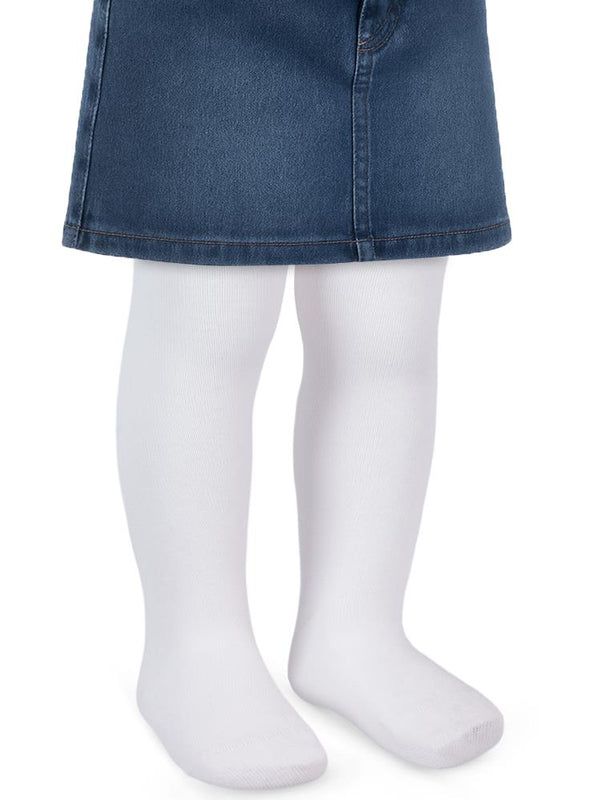 Civil Baby Düz 6-18 Ay Bebek Kız Külotlu Çorap - Beyaz