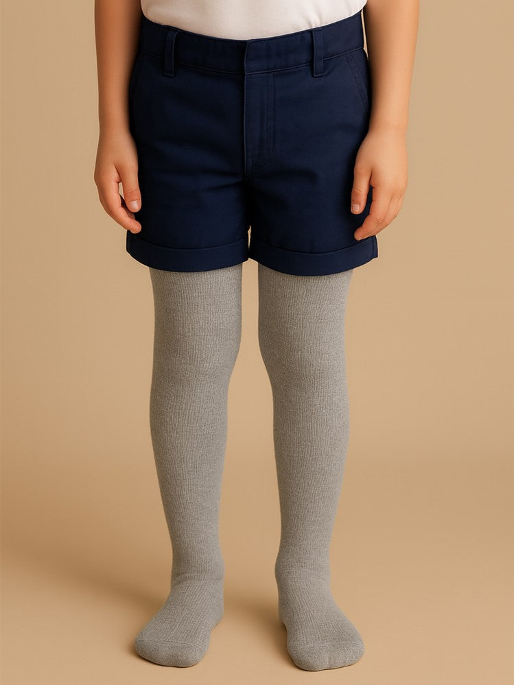 Civil Boys Düz 3-7 Yaş Çocuk Erkek Külotlu Çorap - Gri