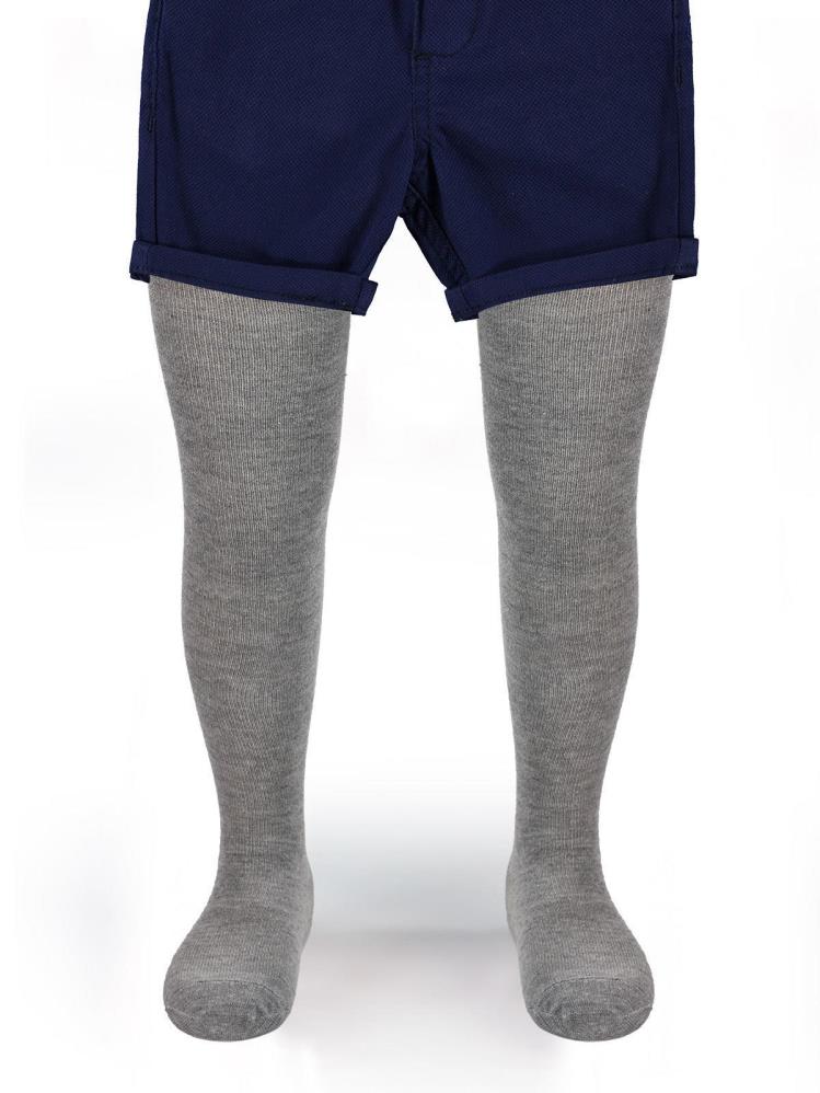 Civil Boys Düz 3-7 Yaş Çocuk Erkek Külotlu Çorap - Gri