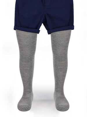 Civil Boys Düz 3-7 Yaş Çocuk Erkek Külotlu Çorap - Gri