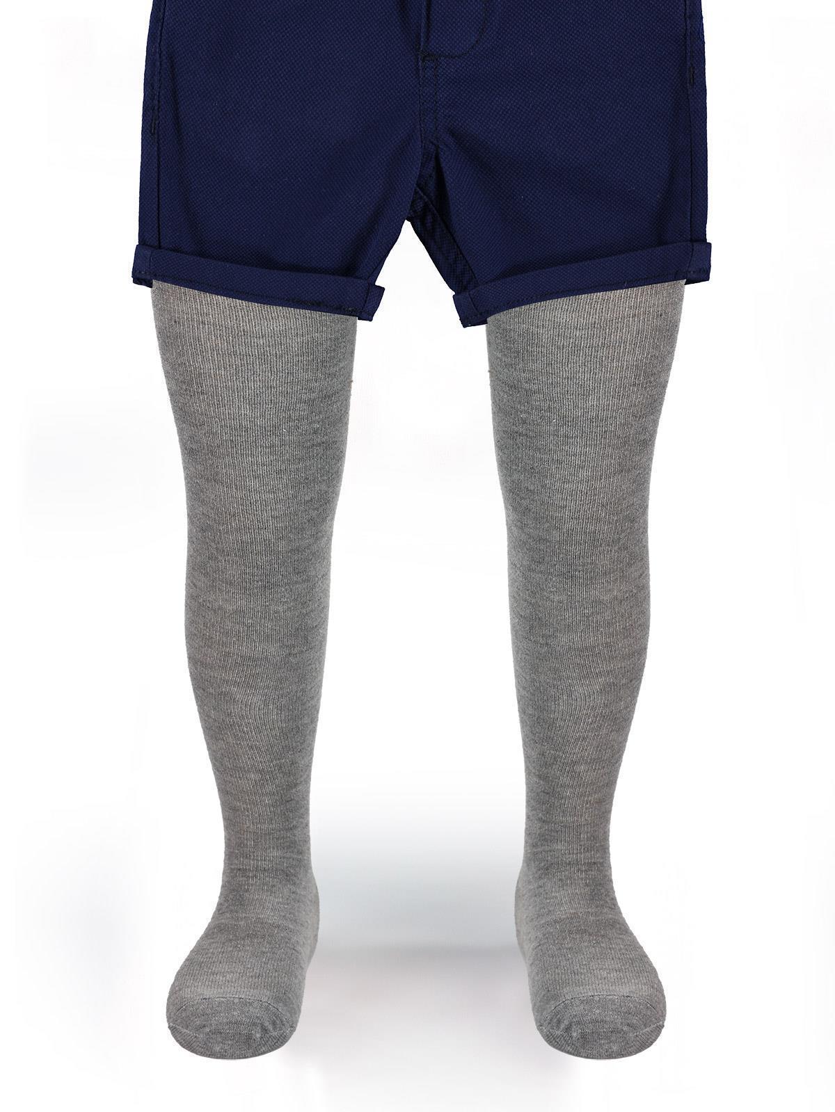 Civil Boys Düz 3-7 Yaş Çocuk Erkek Külotlu Çorap - Gri