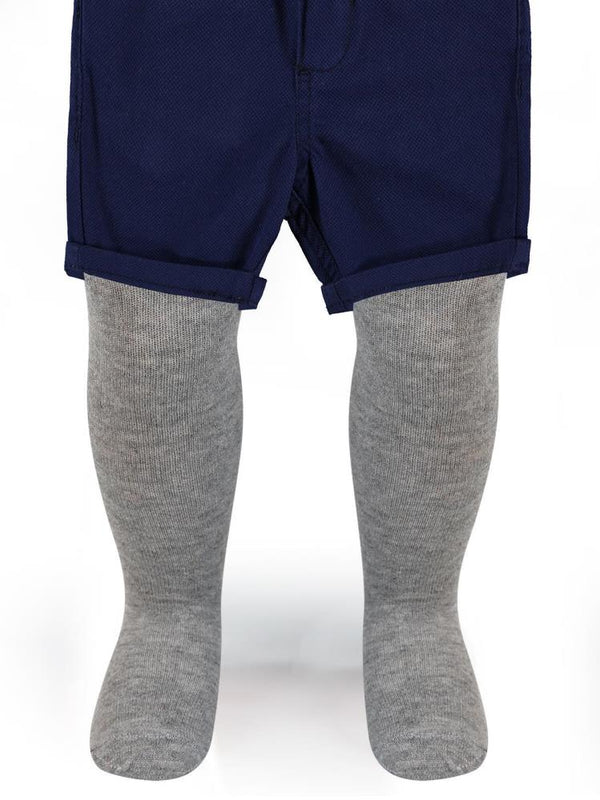 Civil Baby Düz 6-18 Ay Bebek Erkek Külotlu Çorap - Gri