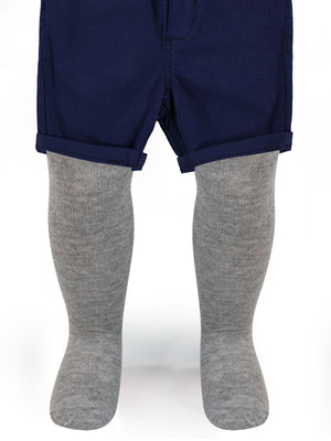 Civil Baby Düz 6-18 Ay Bebek Erkek Külotlu Çorap - Gri