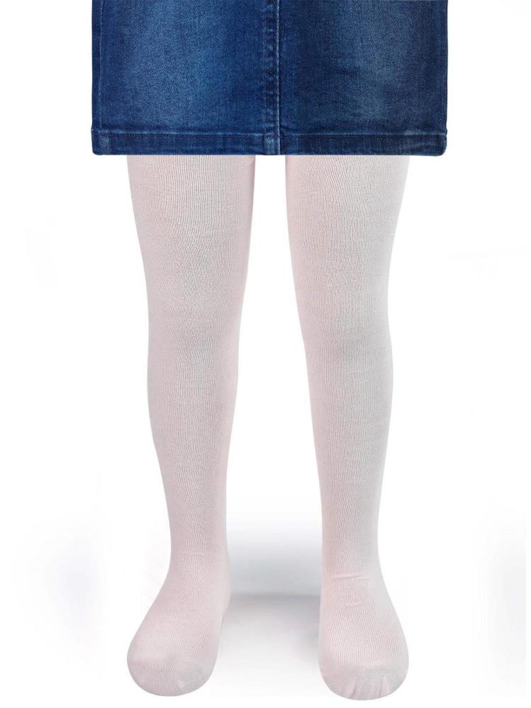 Civil Girls Düz Desenli 3-11 Yaş Çocuk Kız Külotlu Çorap - Pembe