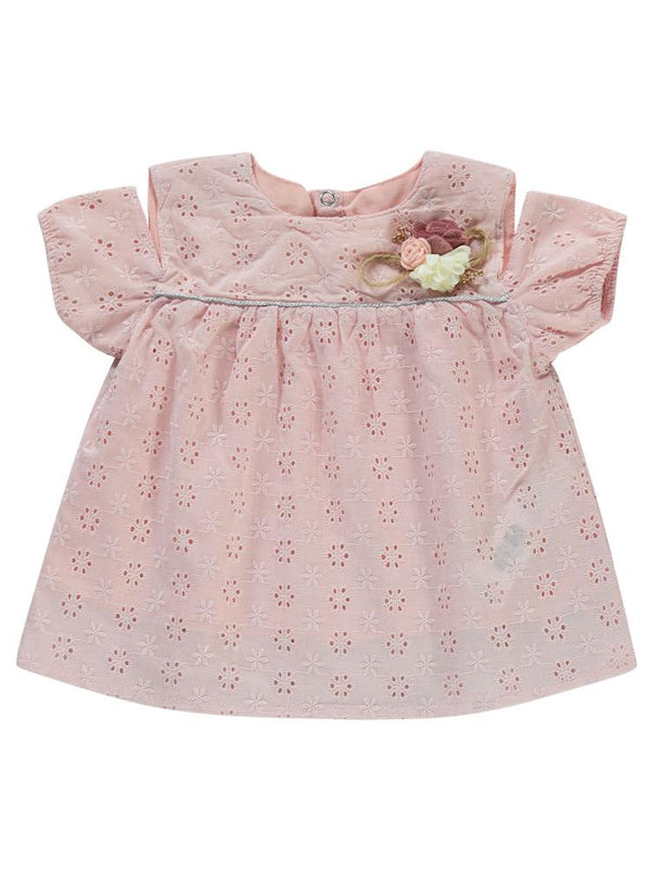 Civil Baby Brodeli 6-18 Ay Takım - Pembe
