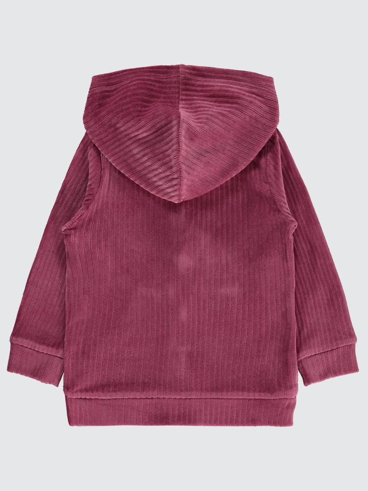 Civil Girls Gipeli Fitilli Kadife 2-5 Yaş Hırka - Lila