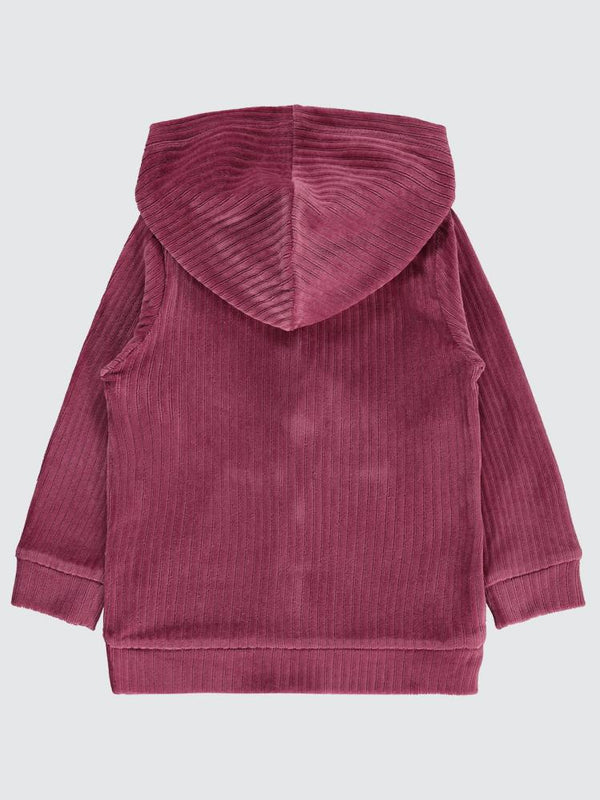 Civil Girls Gipeli Fitilli Kadife 2-5 Yaş Hırka - Lila